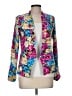 Blu Moon 100% Rayon Floral Pink Blazer Size Med (2) - photo 1