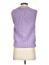 Eaves 100% Cotton Purple Sweater Vest Size S - photo 2