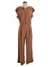 Wynne Layers Solid Brown Jumpsuit Size M - photo 1