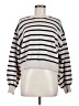 Hyfve Stripes Silver Pullover Sweater Size M - photo 1
