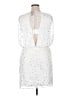 Bisou Bisou 100% Polyester Stars White Cocktail Dress Size 14 - photo 2