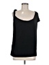 H:ours Black Short Sleeve Top Size M - photo 1
