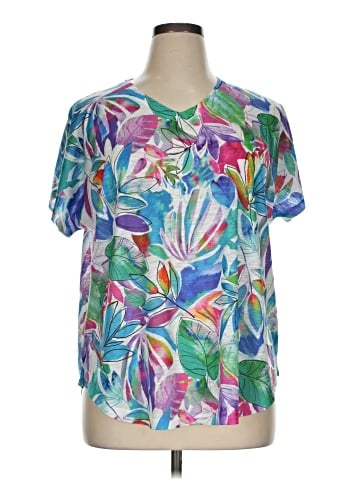 Jess & Jane Short Sleeve Blouse (view 1)