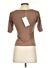 Splendid Brown Short Sleeve Top Size S - photo 2