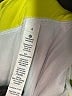 Lululemon Athletica 100% Polyester Stripes Yellow Athletic Shorts Size 4 - photo 3