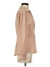 Central Park West Color Block Ivory Long Sleeve Blouse Size S - photo 4