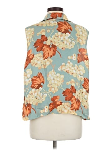 Jones New York Country Sleeveless Button-Down Shirt (view 2)