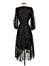 DKNY 100% Polyester Stars Black Cocktail Dress Size 4 - photo 2