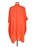 Zara Solid Orange Short Sleeve Blouse Size M - photo 2