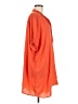 Zara Solid Orange Short Sleeve Blouse Size M - photo 4