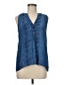 Joie Snake Print Blue Sleeveless Blouse Size M (estimated) - photo 1