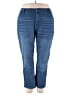 Catherines Color Block Blue Jeans Size 18 Petite - photo 1