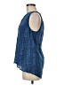 Joie Snake Print Blue Sleeveless Blouse Size M (estimated) - photo 5