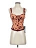 Lulus 100% Polyester Burgundy Sleeveless Blouse Size S - photo 1