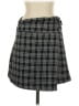 AE STUDIO Plaid Black Gray Casual Skirt Size XS - photo 1