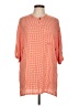 Assorted Brands Plaid Orange 3/4 Sleeve Blouse Size L - photo 1
