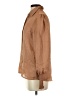 Express 100% Polyester Metallic Brown Long Sleeve Blouse Size XS - photo 5