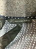 Adrianna Papell Houndstooth Black Short Sleeve Top Size XL - photo 7