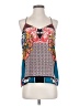 Express 100% Polyester Blue Tank Top Size S - photo 1