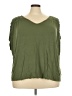 Torrid Green Short Sleeve Top Size 4X Plus (4) - photo 1