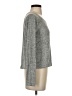 Me To We Metallic Gray Pullover Sweater Size XS - photo 4