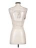 Unbranded 100% Polyester Ivory Sleeveless Top Size S - photo 2