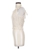 Unbranded 100% Polyester Ivory Sleeveless Top Size S - photo 5