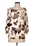 Ann Taylor Floral Ivory Pullover Sweater Size L - photo 1