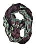 Frontrow 100% Viscose Paisley Burgundy Blue Scarf One size - photo 1