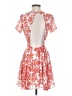 Love 100% Polyester Floral Orange Cocktail Dress Size S - photo 2