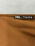 Zara 100% Polyester Brown 3/4 Sleeve Blouse Size S - photo 7
