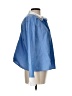 On 34th 100% Cotton Color Block Blue Long Sleeve Blouse Size L - photo 4
