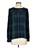 J.Crew Factory Store 100% Polyester Teal Long Sleeve Blouse Size S - photo 1