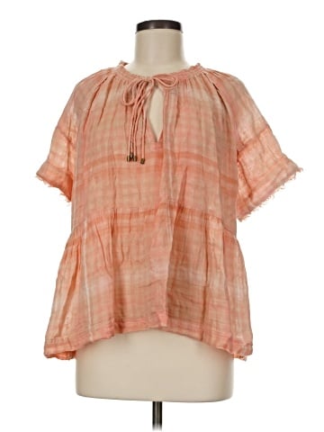 Pilcro by Anthropologie Short Sleeve Blouse (view 1)