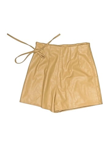 Zara Faux Leather Skirt (view 2)