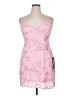 Lulus 100% Polyester Pink Cocktail Dress Size XL - photo 1