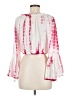BoHo Me 100% Rayon Pink 3/4 Sleeve Blouse Size M - photo 2