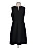 Theory Solid Black Cocktail Dress Size 12 - photo 1