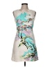 Max and Cleo 100% Polyester Graphic Ivory Cocktail Dress Size 6 - photo 1