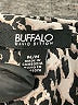 Buffalo by David Bitton 100% Polyester Animal Print Silver Short Sleeve Blouse Size M - photo 7