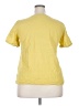 Misslook 100% Polyester Yellow Short Sleeve Blouse Size 3X - photo 2