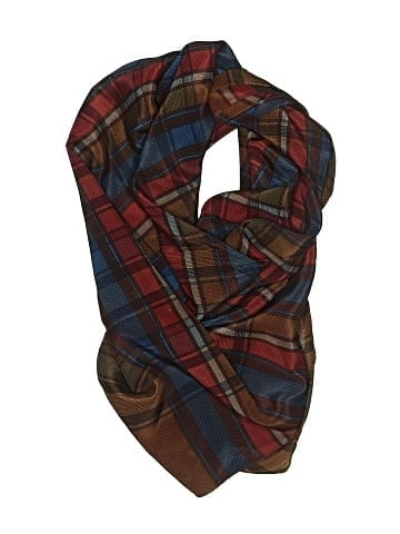 Black Saks Fifth Avenue Silk Scarf (view 1)