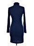 Lulus Solid Blue Casual Dress Size L - photo 2