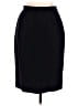 Jaeger 100% Wool Solid Black Wool Skirt Size 14 - photo 1