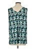 Eddie Bauer Teal Sleeveless Blouse Size S - photo 2