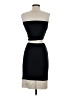 St. John Color Block Black Cocktail Dress Size 4 - photo 2