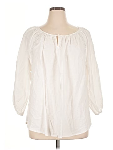 Christian Siriano New York 3/4 Sleeve Blouse (view 1)