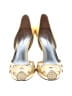 DaniBlack Metallic Gold Heels Size 7 - photo 2