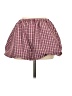 No Boundaries Checkered-gingham Burgundy Casual Skirt Size 4 - 6 - photo 2