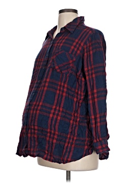 Isabel Maternity Long Sleeve Button Down Shirt